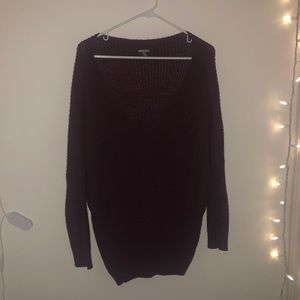 Oversized Maroon Sweater